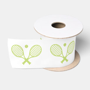 Niedliches Minimalistisches Tennismuster Satinband