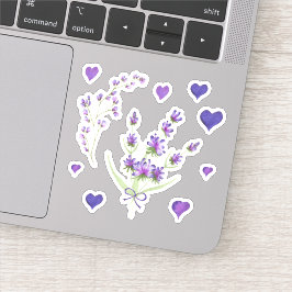 Niedliches Minimalistisches Wasser Provence delika Aufkleber