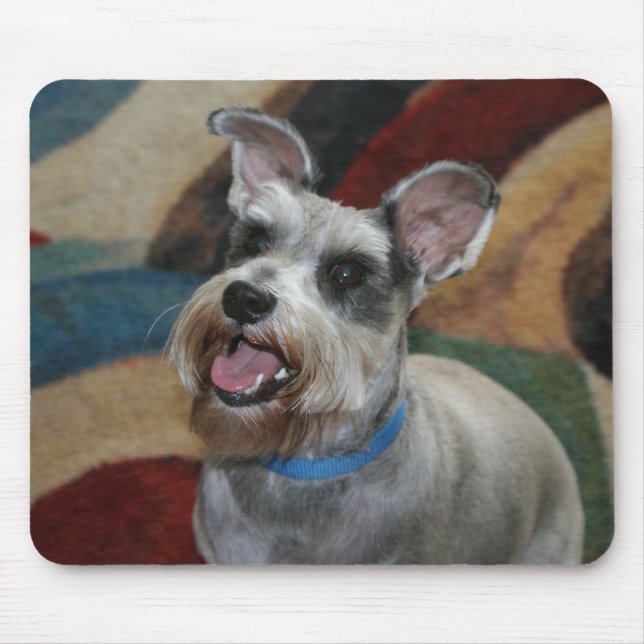 Niedliches MiniSxhnauzer Mousepad (Vorne)