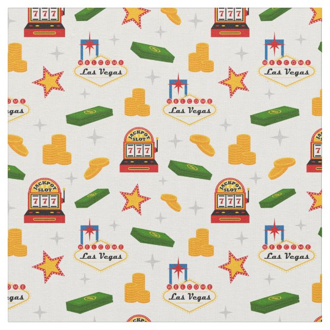 Niedliches Mischspielmuster Stoff (Nahaufnahme)