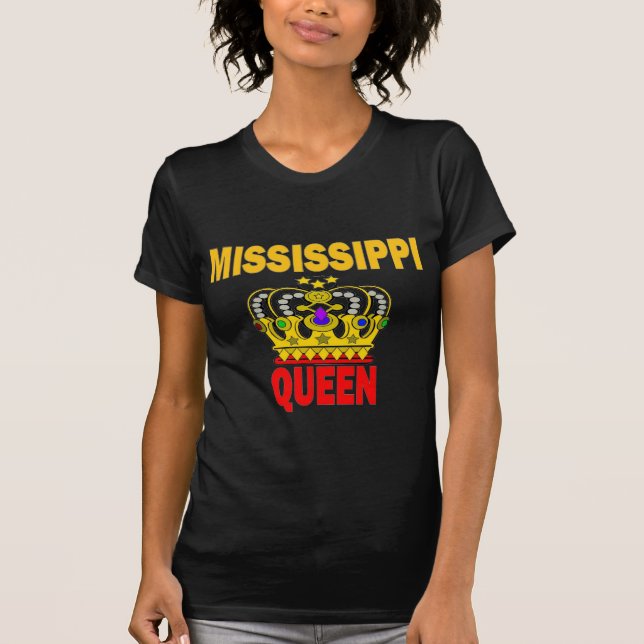 Niedliches Mississippi-Königin-Shirt T-Shirt (Vorderseite)