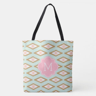 Niedliches Mit Monogramm Tribal-Inspiriertes Muste