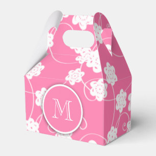 Niedliches Mod-Rosa Blume-Muster, Ihre erste Geschenkschachtel
