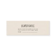 Niedliches modernes Baby Duschdiapier