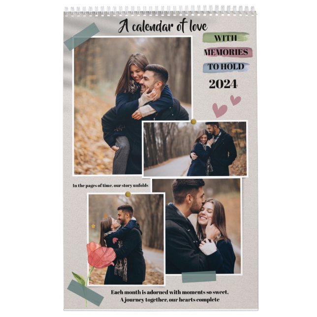 niedliches modernes Foto Kalender (Titelbild)