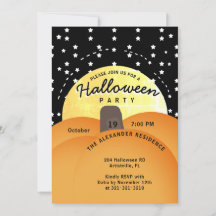 Niedliches modernes Halloween-Party Big Orange Pum
