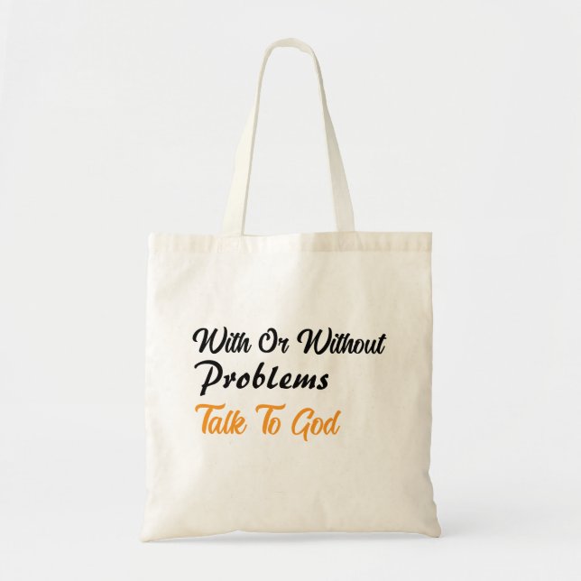 Niedliches, modernes Minimal Monogram Shopping Tragetasche (Vorne)