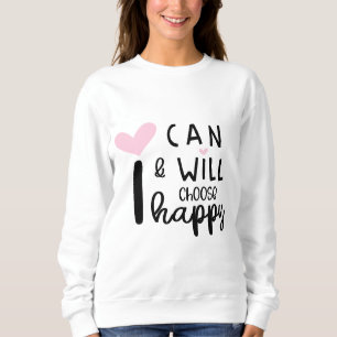 Niedliches, modernes Minimum, das ich glücklich wä Sweatshirt