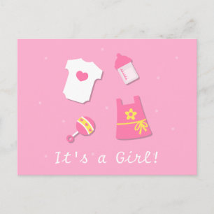 Niedliches modernes sein ein ankündigungspostkarte