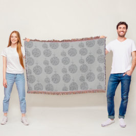 Niedliches monochromatisches Graues Weihnachtsgebä Decke