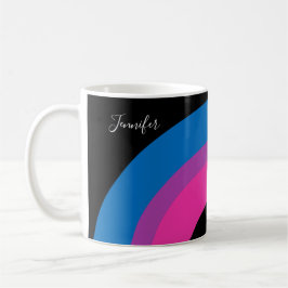 Niedliches Monogramm für das schöne Bisexuelle Fla Kaffeetasse