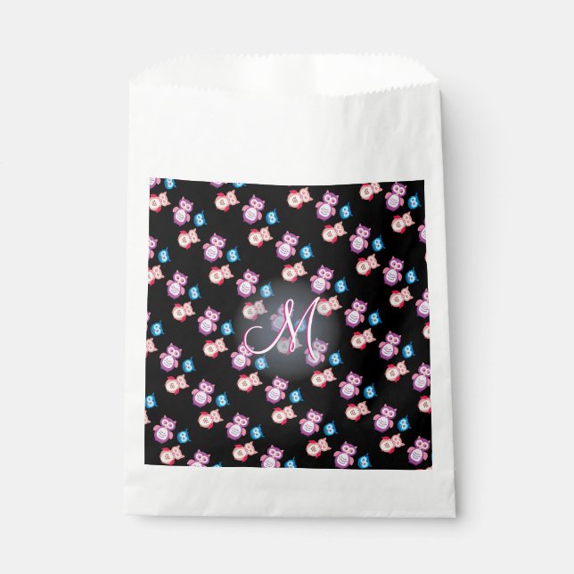 Niedliches Monogramm Geschenktütchen (Vorderseite)