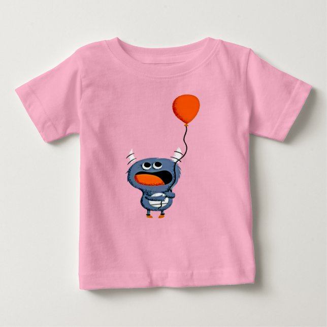 niedliches Monster Baby T-shirt (Vorderseite)