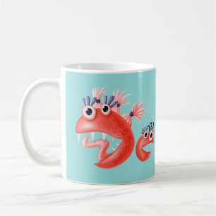 Niedliches Monster Crazy Funny Funny Kids Kaffeetasse