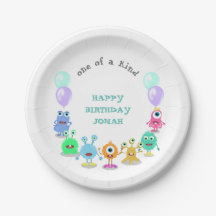 Niedliches Monster einer Geburtstagsparty