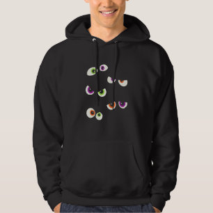 Niedliches Monster Eyes Halloween Hoodie