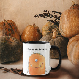 Niedliches Monster-glückliches Halloween Tasse