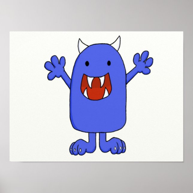 Niedliches Monster Poster (Vorne)