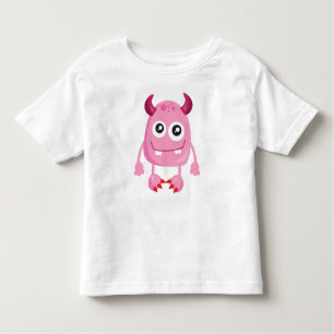 Niedliches Monster, rosa Monster, Witziges Monster Kleinkind T-shirt