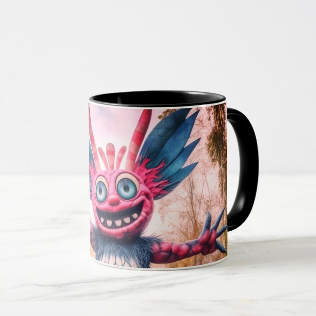 Niedliches Monster Tasse (VorderseiteRechts)