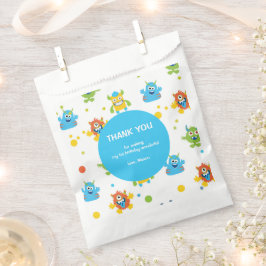 Niedliches Monster-Thema Geburtstagsparty Geschenktütchen