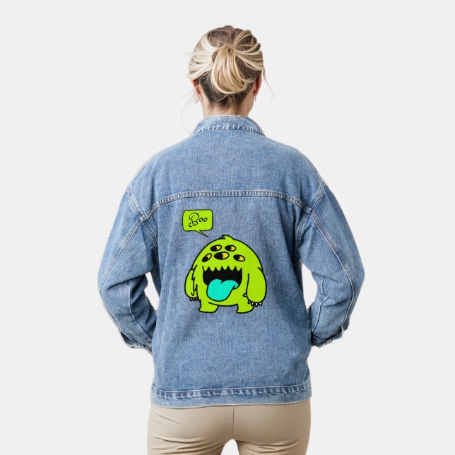 niedliches Monsterbob Jeansjacke (Modell)