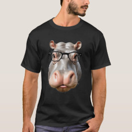 Niedliches Moo-Deng-Design für Pygmäen-Hippo T-Shirt