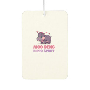 Niedliches MOO DENG HIPPO SPIRIT Pixel Tierabenteu Autolufterfrischer