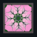 Niedliches Motiv für die bläserne Mode in Schwarz  Schachtel<br><div class="desc">Schwarz-Rosa Niedliche florale Motiv Motiv Monogram Art Print Einführung in die "Schwarz-Rosa Niedlich-Floral Motif Monogram Art Print", ein auffallendes und stilvolles Stück, das florale Eleganz mit modernem Flair verbindet. Der Text "Azusa" fügt eine einzigartige Touch hinzu und schafft so ein modernes und auffälliges Stück, das perfekt dazu geeignet ist, jedem...</div>