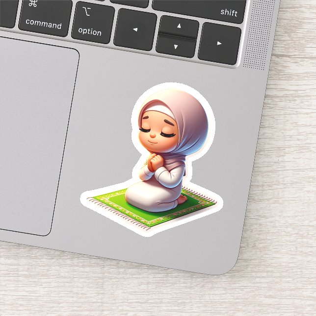 Niedliches Motivierend islamisches Gebet für musli Aufkleber (Detail)