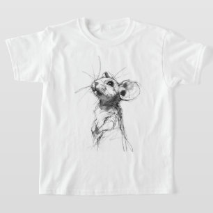 Niedliches Mouse-Portrait T-Shirt