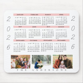 Niedliches Multi Foto 2021 Calendar Family Foto Mousepad