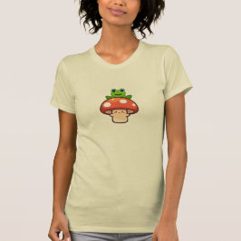 Niedliches Mushroom & Frog Duo, Kawaii Grafiktee T-Shirt