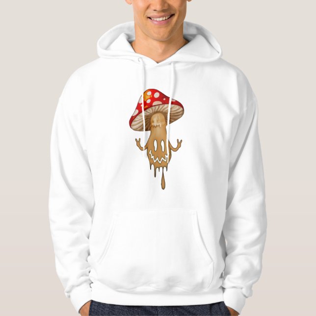 Niedliches Mushroom Hooded Sweatshirt (Vorderseite)