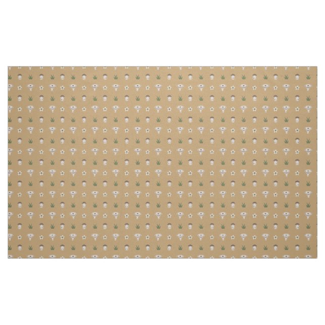 Niedliches Mushroom Muster Stoff (Fat Quarter (45,7 x 55,9 cm))