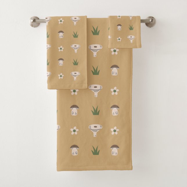 Niedliches Mushroom Pattern Badetuch Set (Insitu)