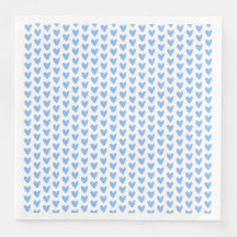 Niedliches Muster für blaue Herzen | Babydusche