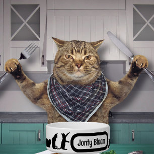 Niedliches Muster für die Silhouette der schwarzen Napf