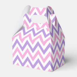 Niedliches Muster für einfache rosa und Lila geome Geschenkschachtel