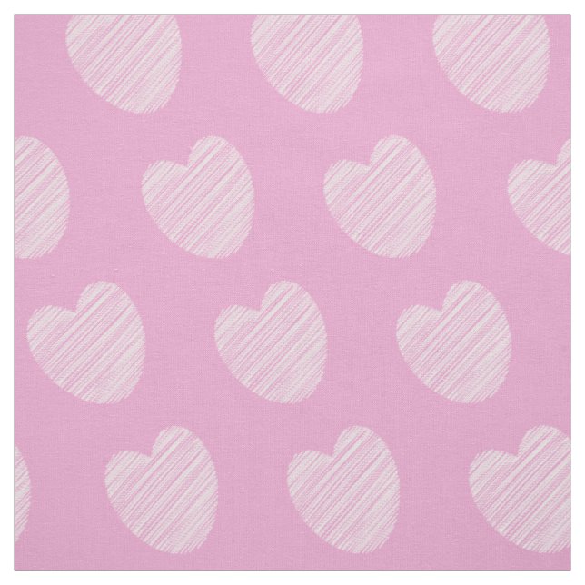 Niedliches Muster in Rosa und Weiß Stoff (Muster)