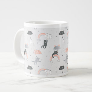 Niedliches Muster Jumbo-Tasse