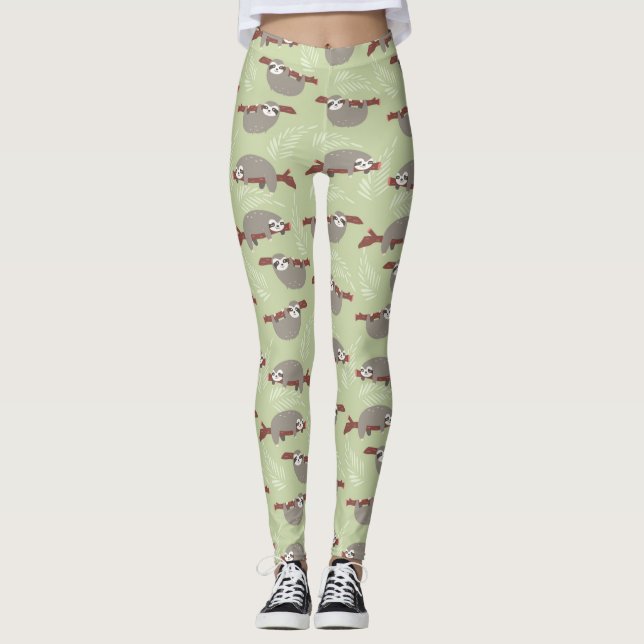 Niedliches Muster Leggings (Vorderseite)