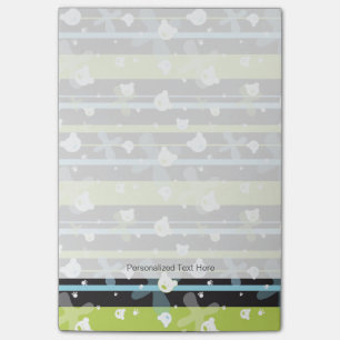 Niedliches Muster mit kleinen Bären Post-it Klebezettel