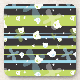 Niedliches Muster mit wenigen Bären Untersetzer