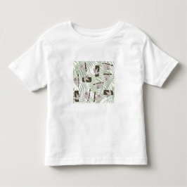 Niedliches Muster von Faultieren im Wildwald Kleinkind T-shirt