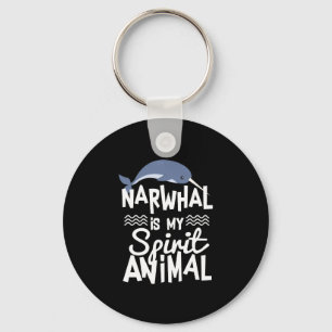 Niedliches Narwhal ist mein Schlüsselanhänger