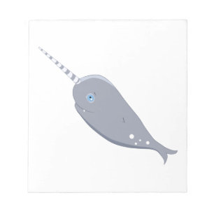Niedliches Narwhal Notizblock