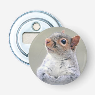Niedliches neugieriges Eichhörnchen-Profil-Foto Flaschenöffner