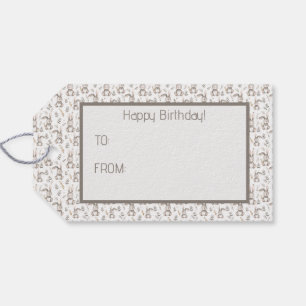 Niedliches neutrales Gray Baby Geschenkanhänger