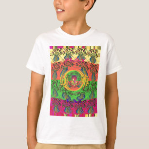 Niedliches Nice & Love floral Motiv Art Print Desi T-Shirt